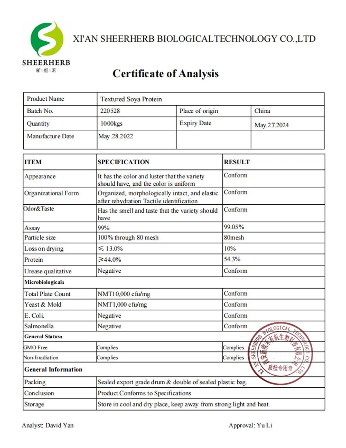 Textured Soya Protein 5